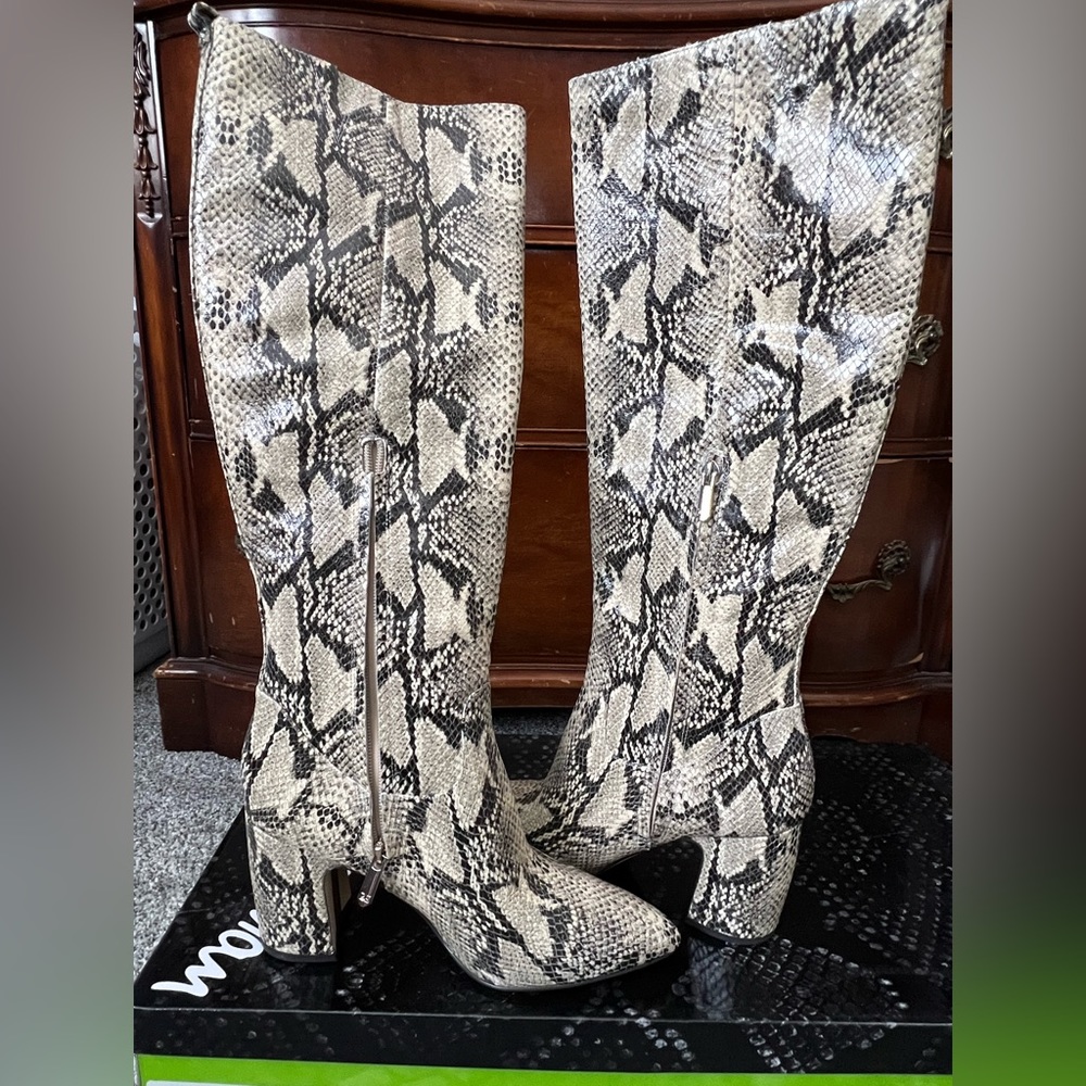 Sam Edelman Snake Knee High Boots